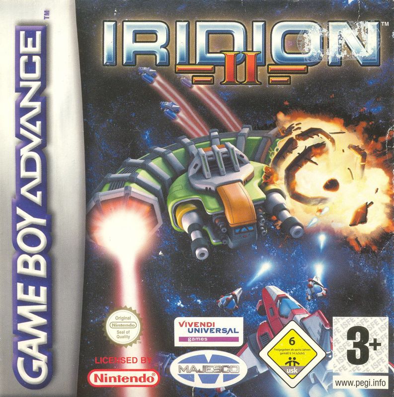 Iridion II box art for GameBoy Advance
